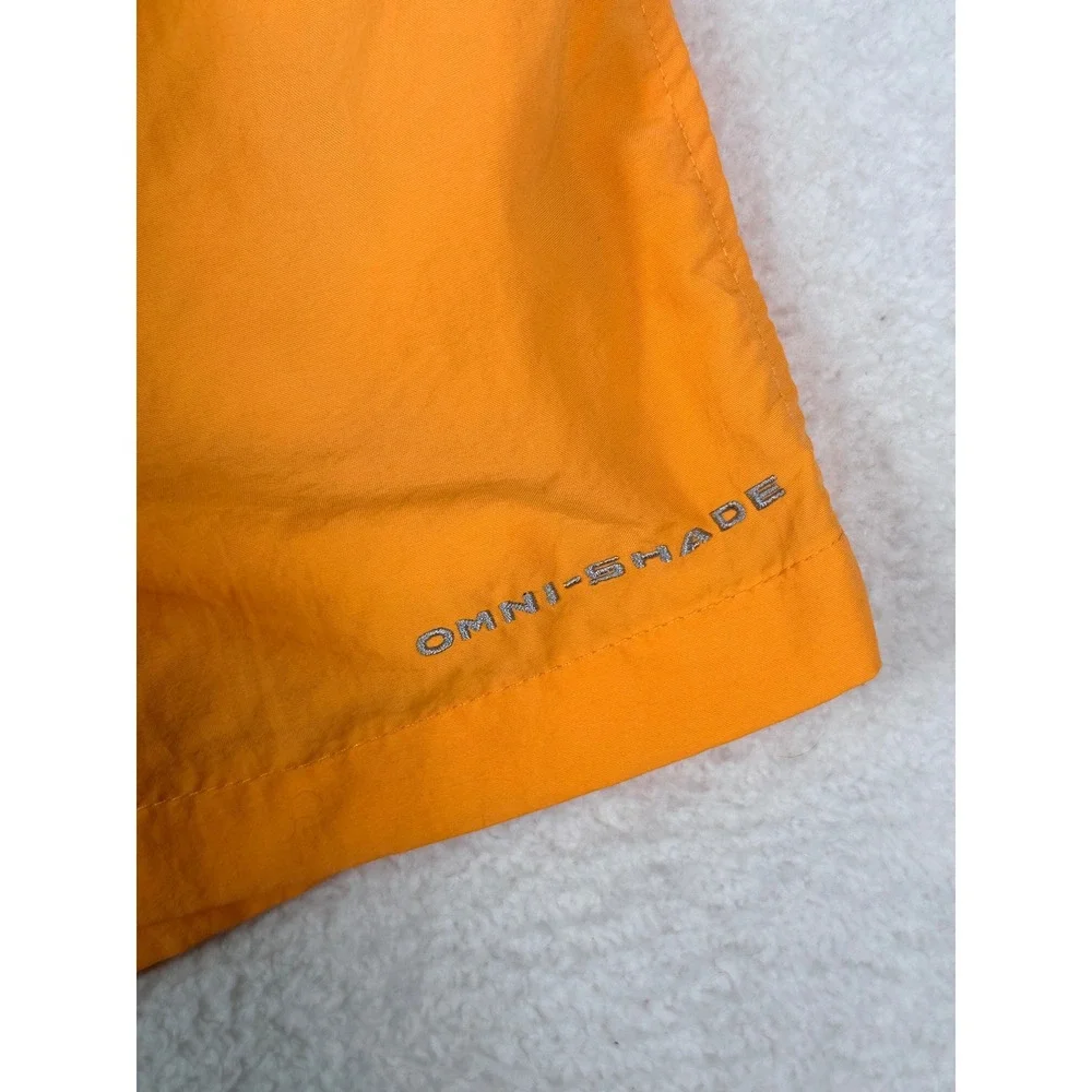 Columbia PFG Backcast III Water Shorts Mens XL Orange Omni-Shade 6